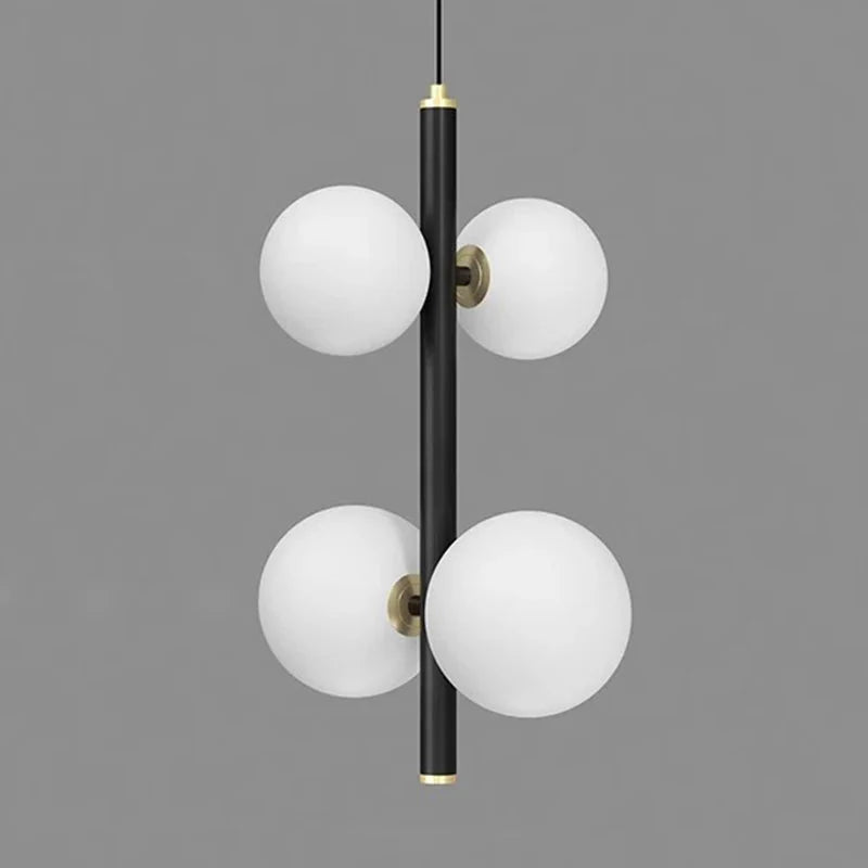 Opal Globe Staircase Pendant Light  Seus Lighting