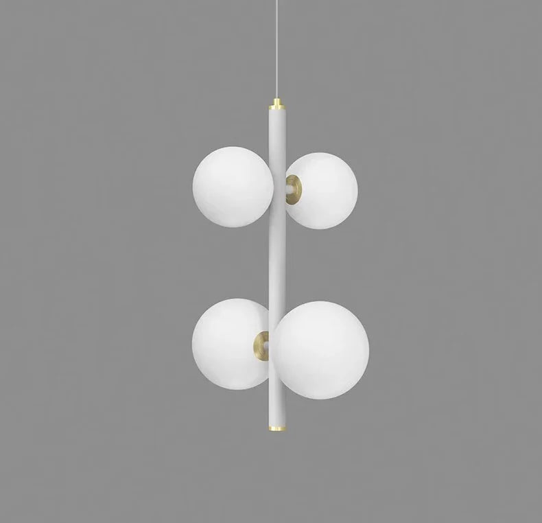 Opal Globe Staircase Pendant Light  Seus Lighting