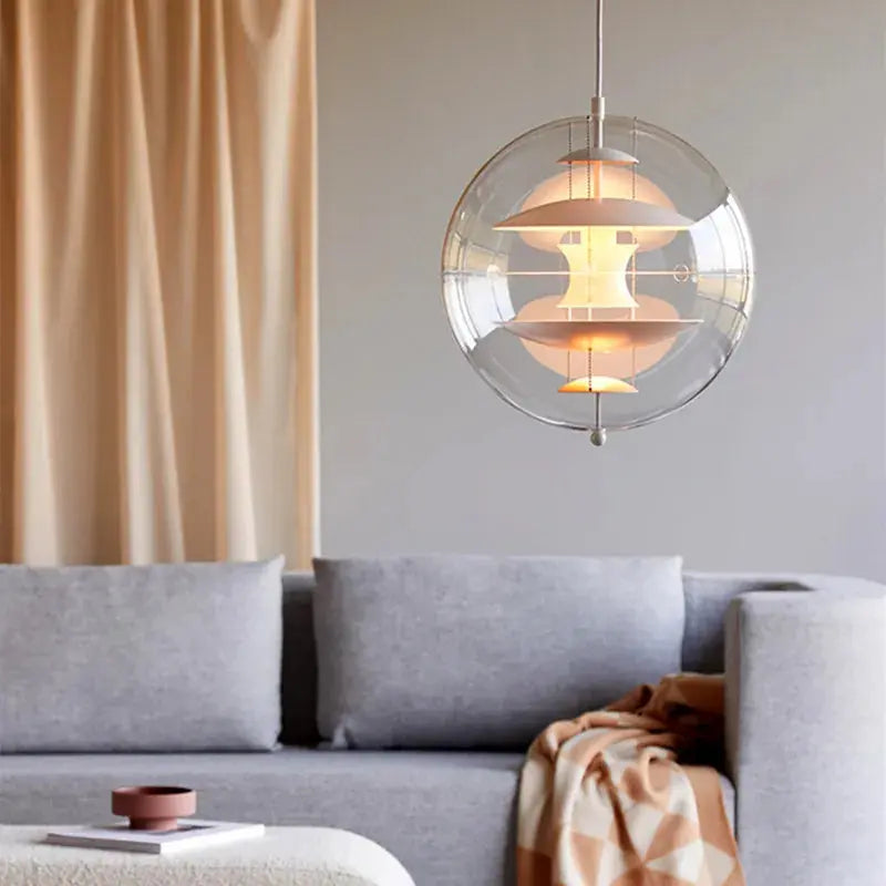 Peri Modern Sphere Chandelier  Seus Lighting