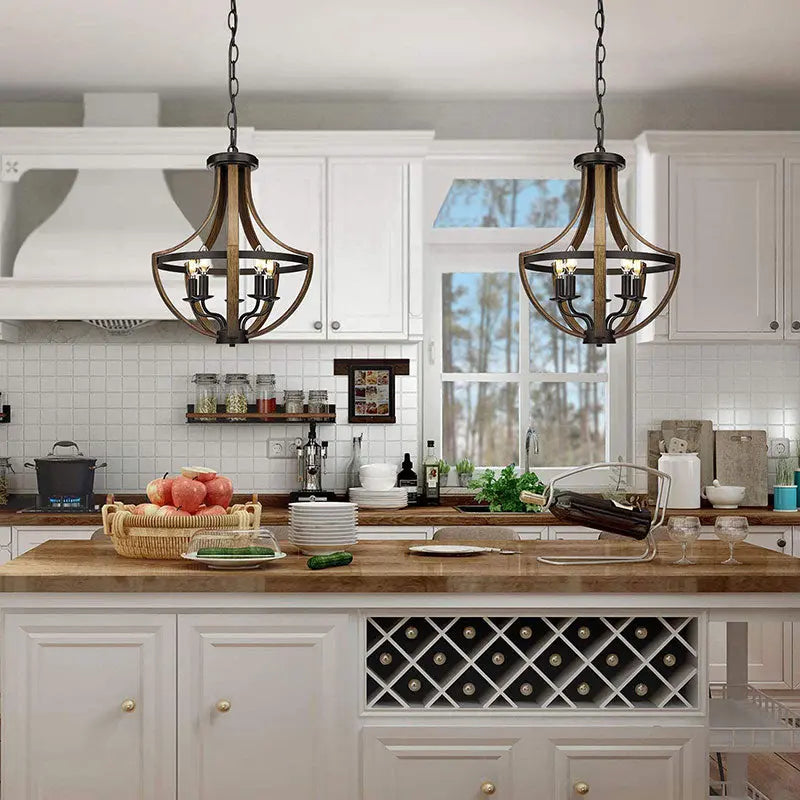 Petunia Rustic Foyer Lighting  Seus Lighting