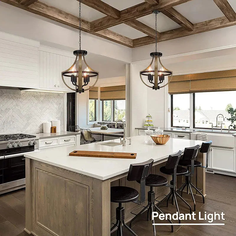 Petunia Rustic Foyer Lighting  Seus Lighting