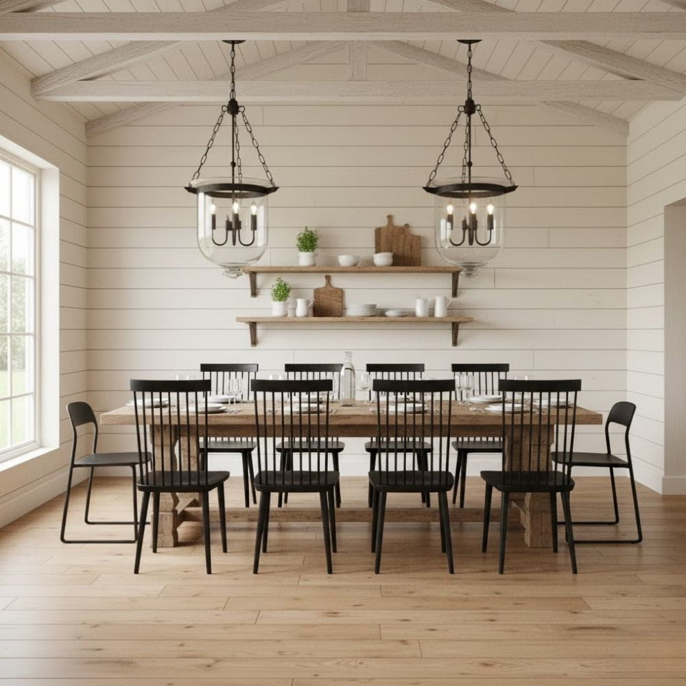 Rustic Bell Jar Pendant light  Seus Lighting