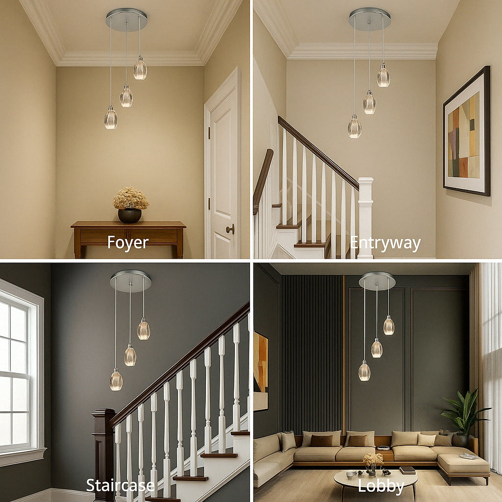 Sensa Crystal Stairwell Lighting  Seus Lighting