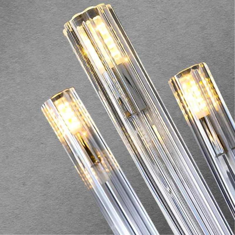 Sesi Remote Control Mid Century Modern Glass Chandelier  Seus Lighting