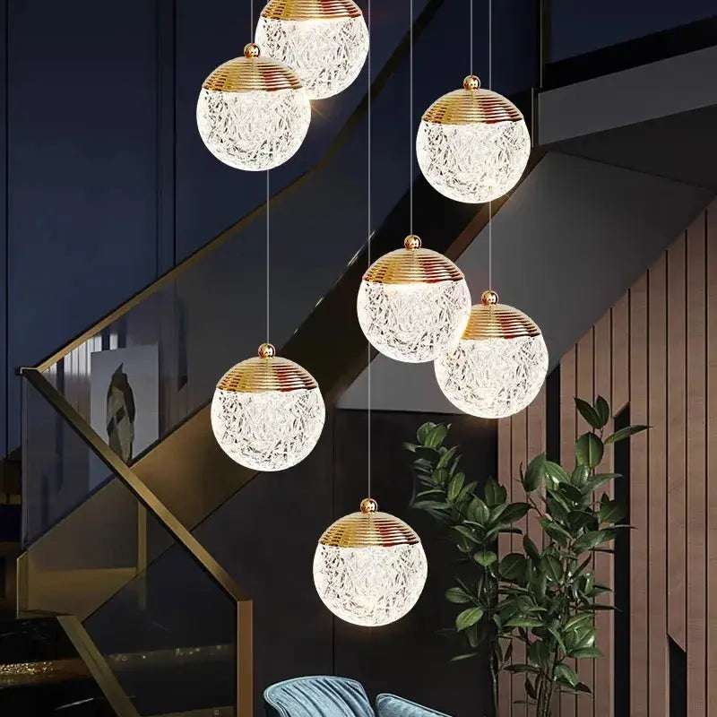 Gold/Silver Large Crystal Chandelier For Foyer  Seus Lighting