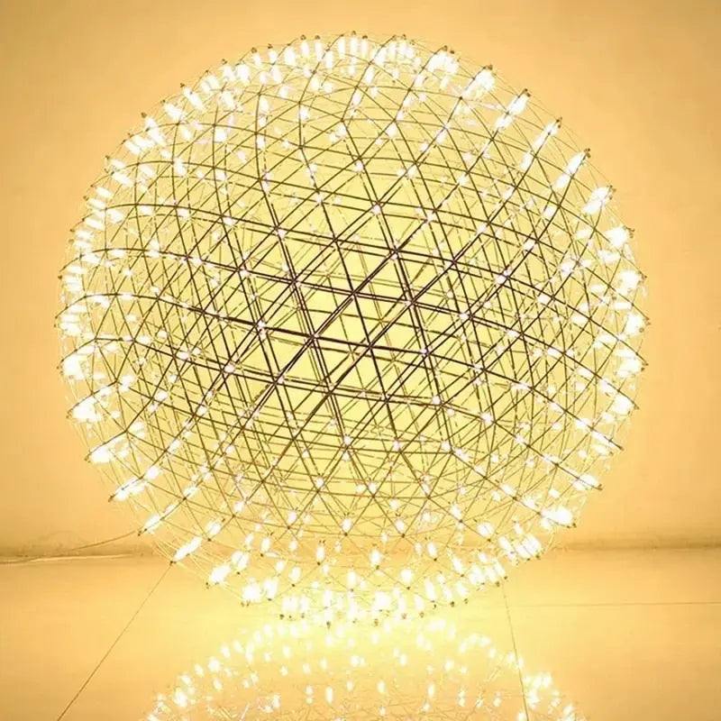 Spark Ball Stainless Steel Pendant Light Seus Lighting