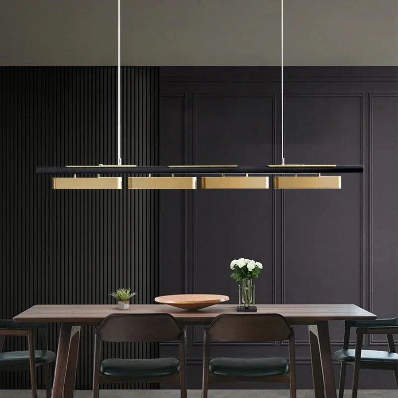 Torin Contemporary Rectangular Chandelier  Seus Lighting