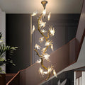 Trevi Brass Tree Branch Chandelier  Seus Lighting