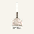 Alabaster Altus Hemisphere Pendant Light - orvaliadecor