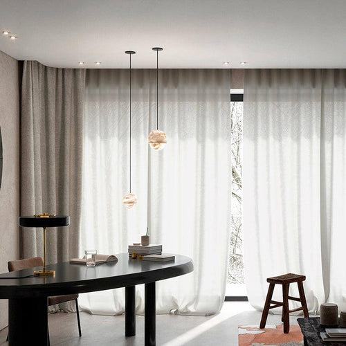 Alabaster Art Small Pendant Light - orvaliadecor