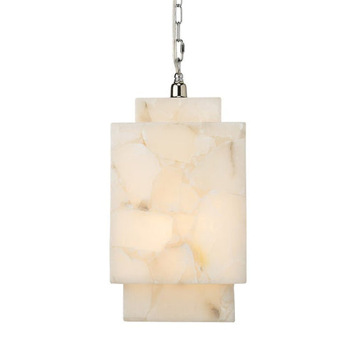 Alabaster Cube Pendant Lamp - orvaliadecor