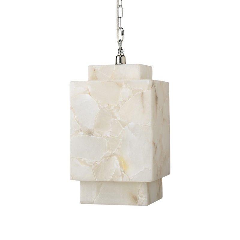 Alabaster Cube Pendant Lamp - orvaliadecor