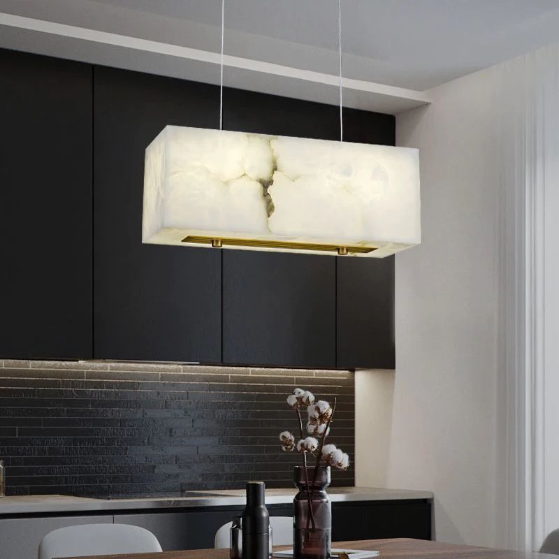 Alabaster Dining Room Chandelier - orvaliadecor
