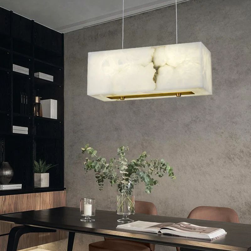 Alabaster Dining Room Chandelier - orvaliadecor