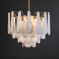 Alabaster Foyer Art Chandelier - orvaliadecor