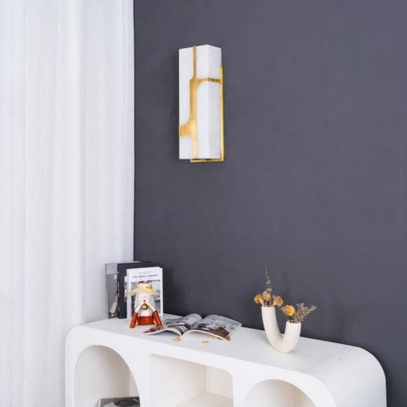 Arie Alabaster Wall Sconce - orvaliadecor
