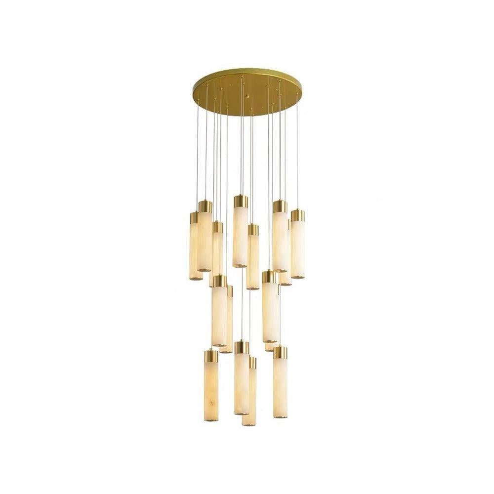 Celestial Alabaster Cascade Chandelier - orvaliadecor