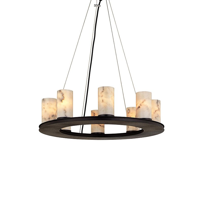 Centrum Alabaster Round Chandelier - orvaliadecor