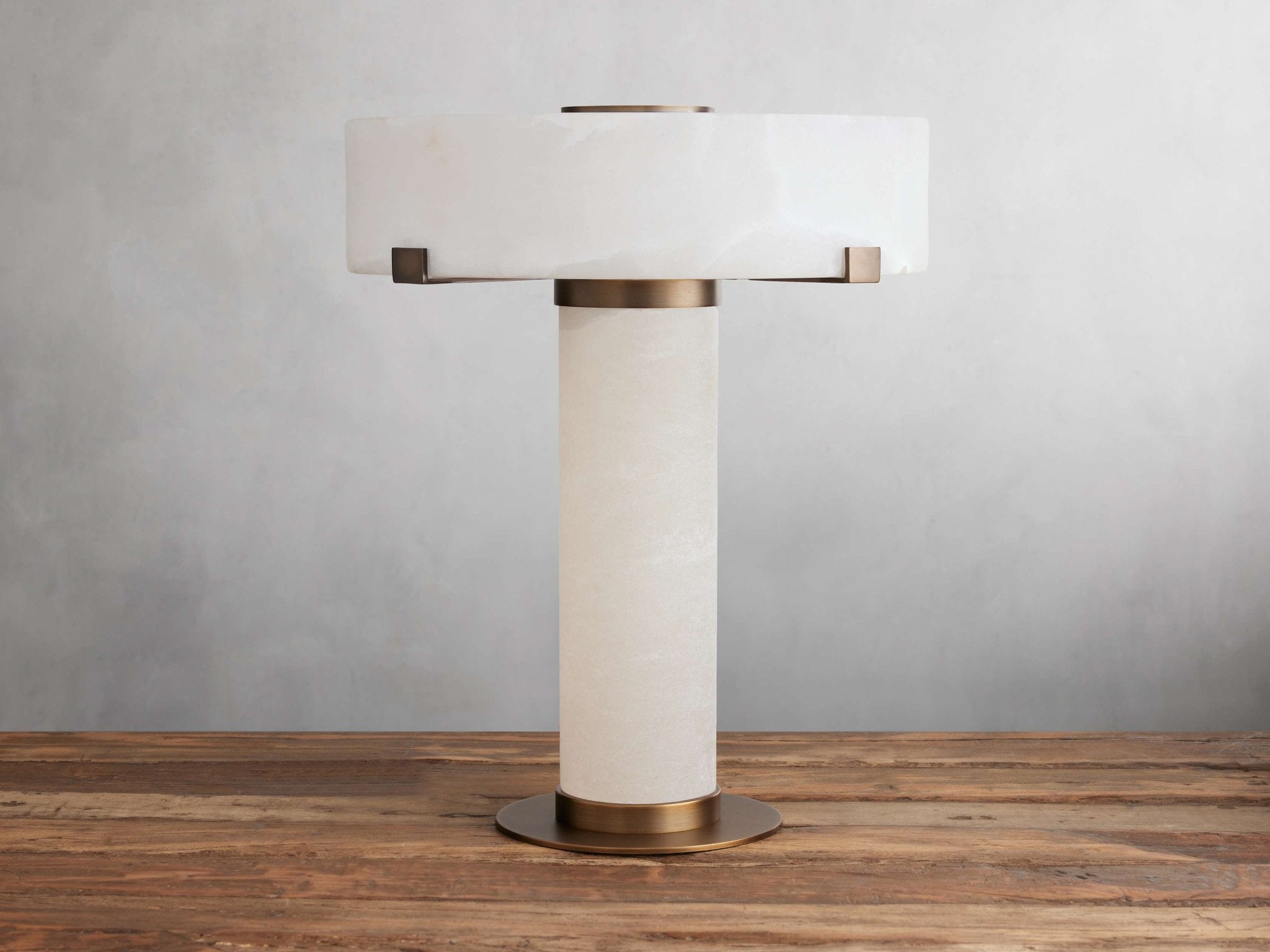 Chayla Alabaster Stone Table Lamp 13'' 19'' - orvaliadecor