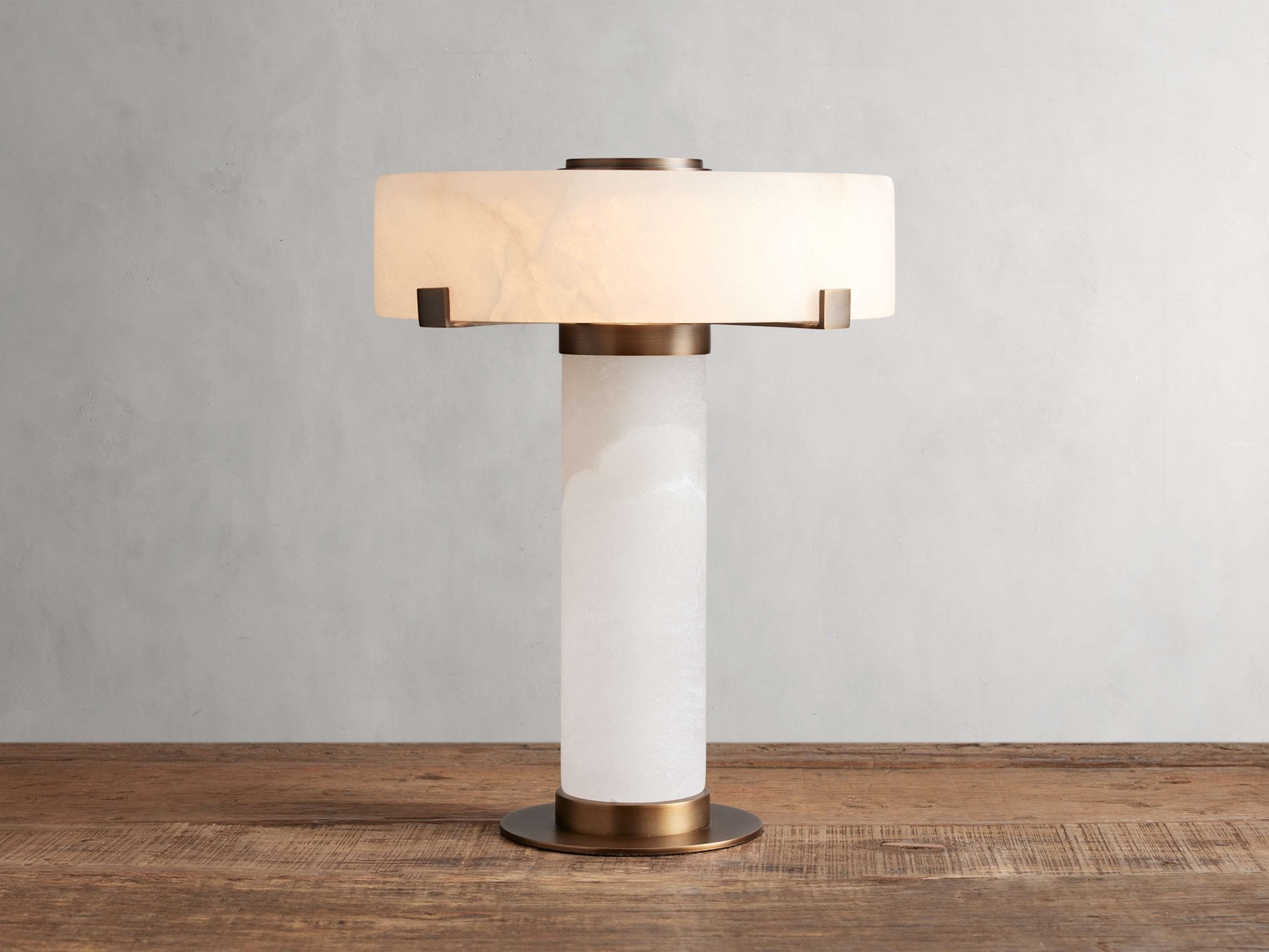 Chayla Alabaster Stone Table Lamp 13'' 19'' - orvaliadecor