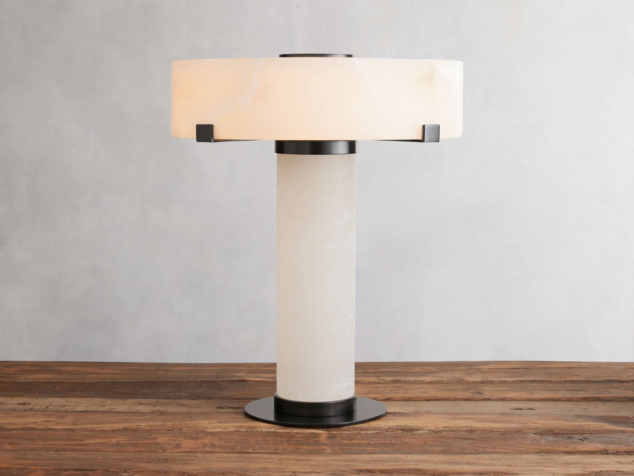Chayla Alabaster Stone Table Lamp 13'' 19'' - orvaliadecor