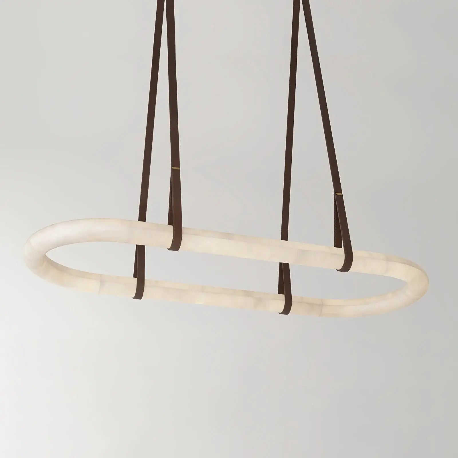 Circle Alabaster Chandelier - orvaliadecor