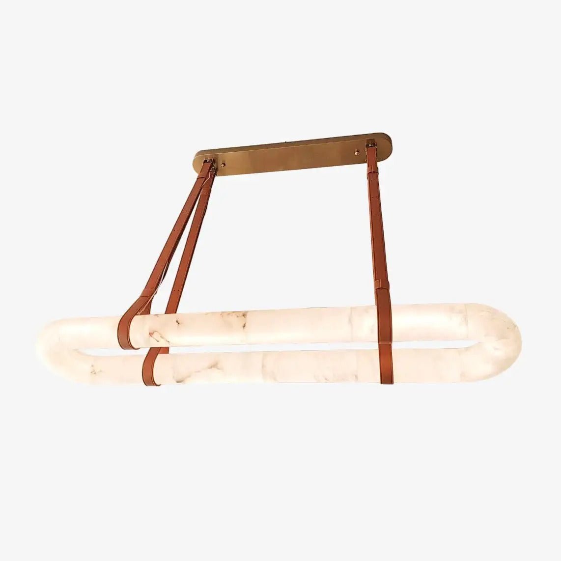 Circle Alabaster Chandelier - orvaliadecor
