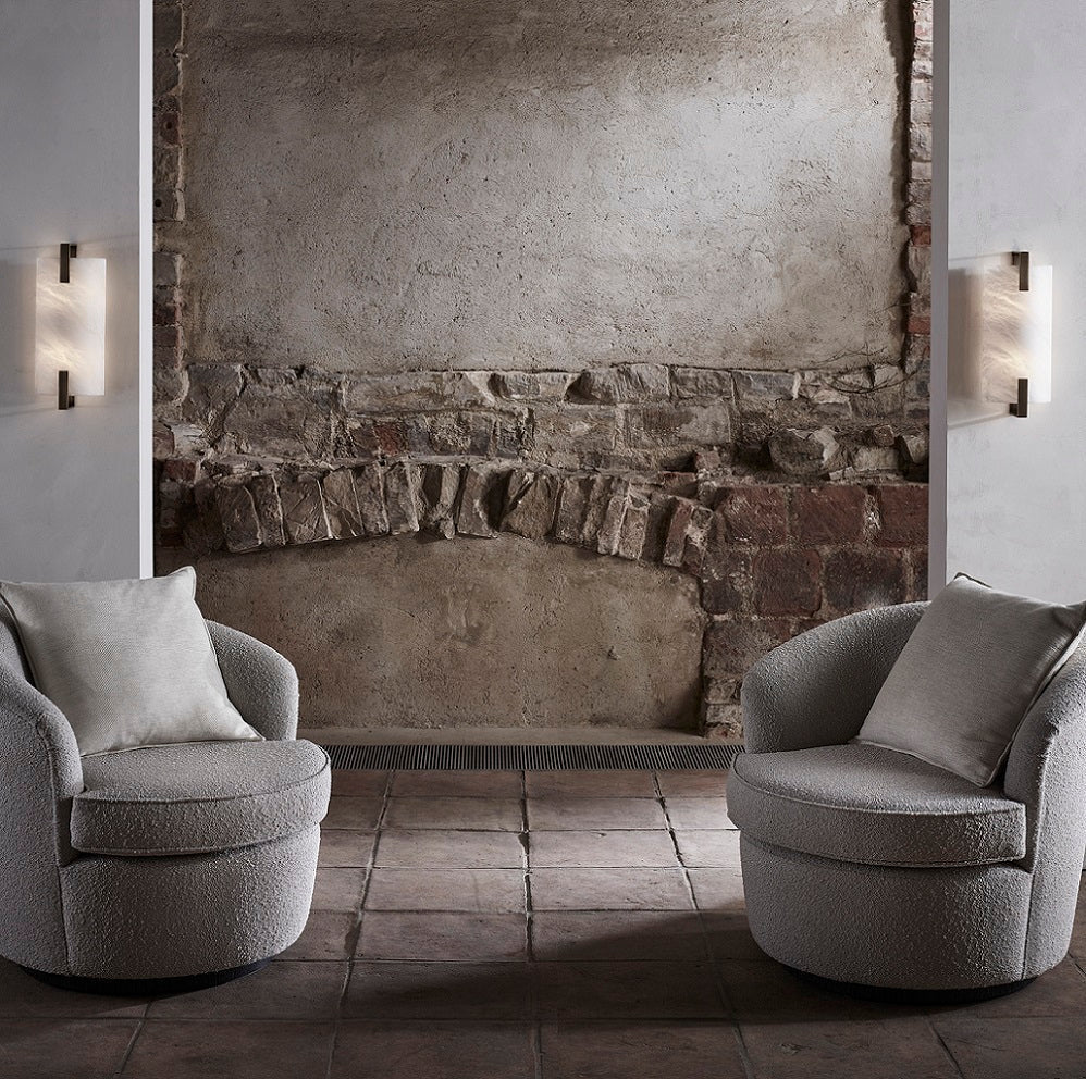 Garrett Alabaster Selene Wall Sconce - orvaliadecor