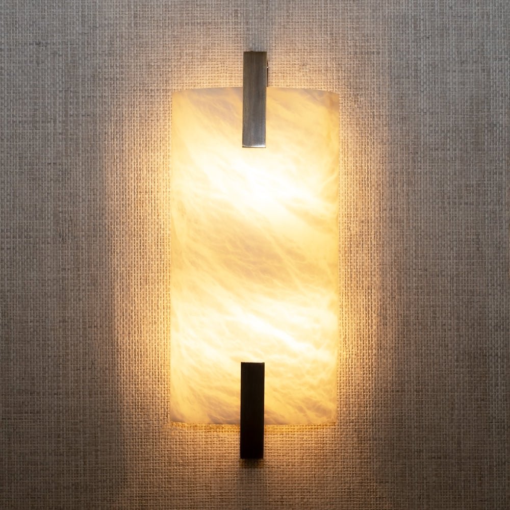 Garrett Alabaster Selene Wall Sconce - orvaliadecor