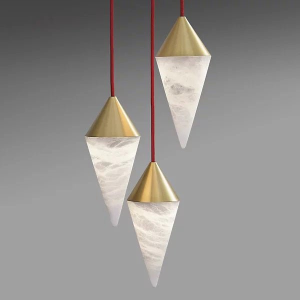 Hannah Alabaster Chandelier, Upscale Chandelier Lighting - orvaliadecor