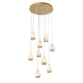 Lucidate Alabaster Round LED Chandelier - orvaliadecor