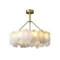 Noes Alabaster Round Chandelier - orvaliadecor