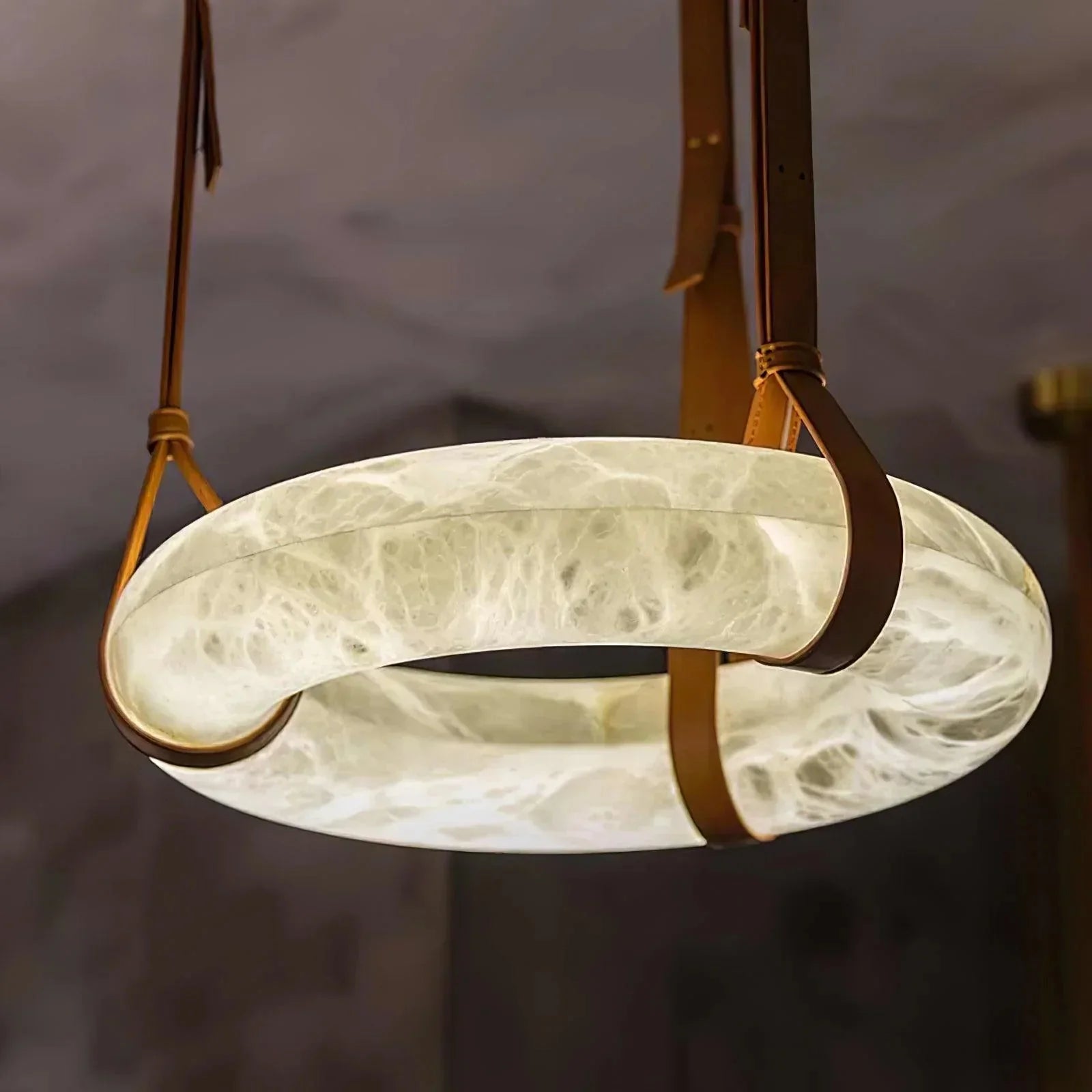 Oslo Alabaster Chandelier - orvaliadecor