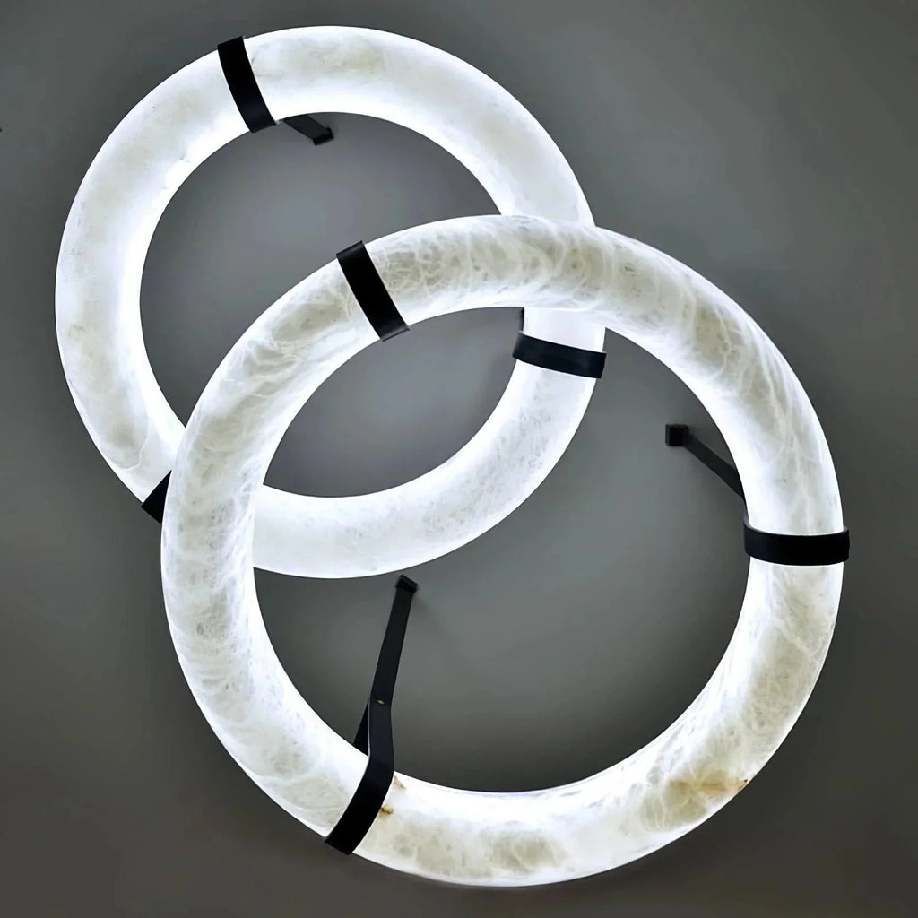Oslo Alabaster Chandelier - orvaliadecor
