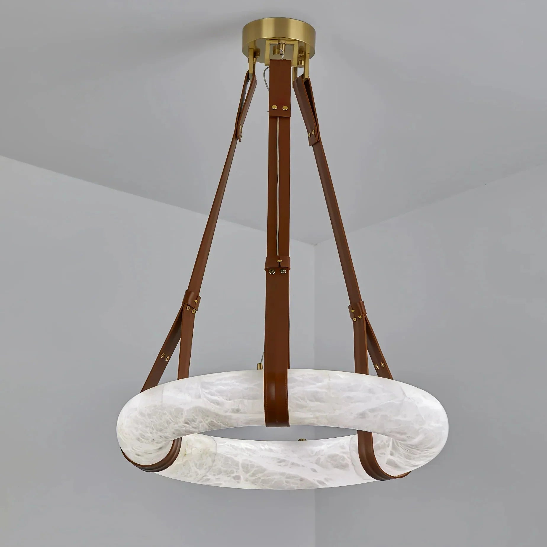 Oslo Alabaster Chandelier - orvaliadecor