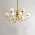 Sienna Alabaster Radial Chandelier - orvaliadecor