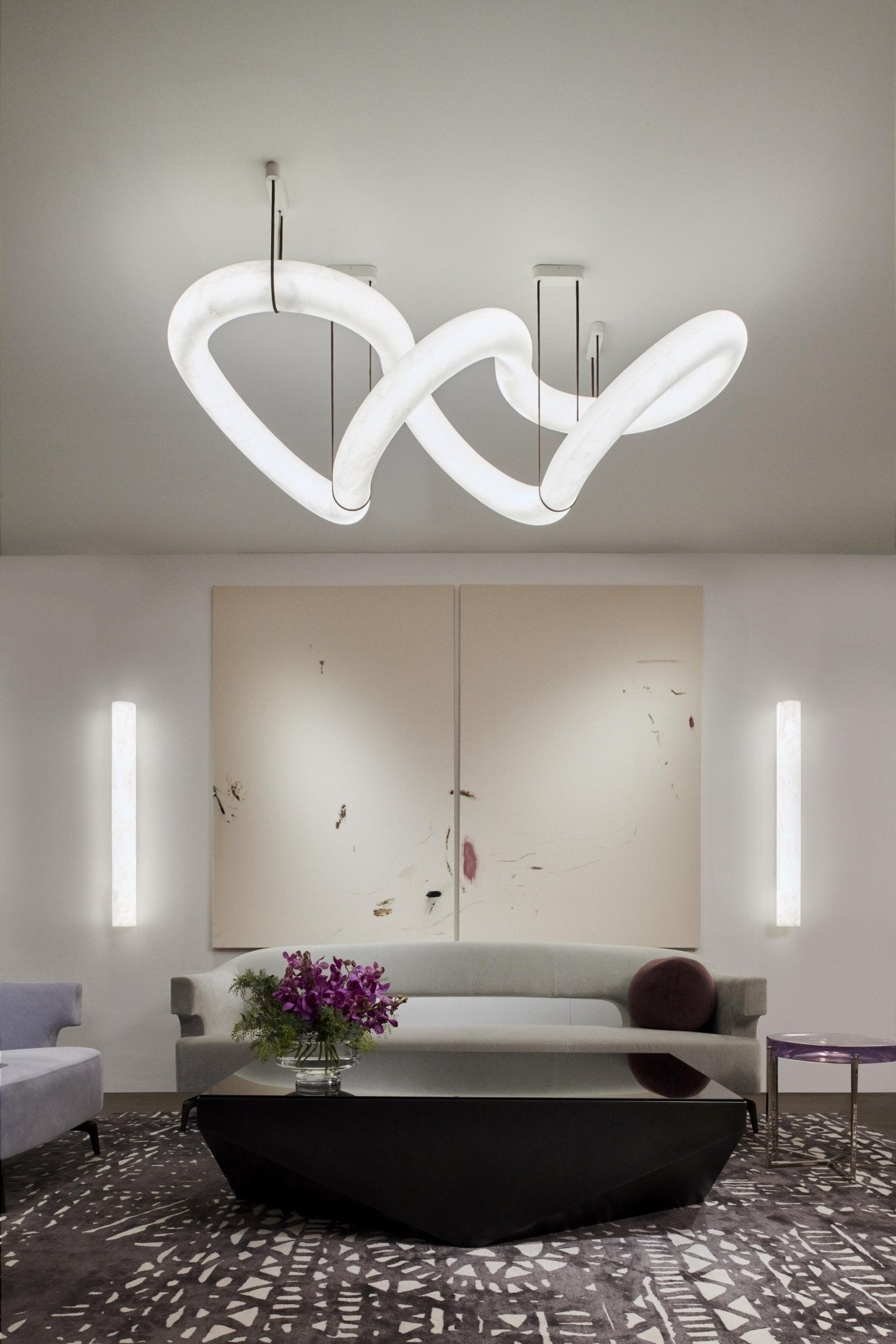 Venus Modern Linear Alabaster Wall Sconce 3"4.7" - orvaliadecor